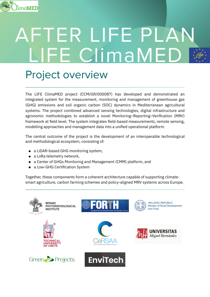 LIFE ClimaMED After-LIFE Plan