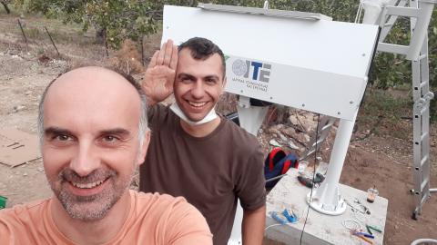 LIDAR installation Aegina