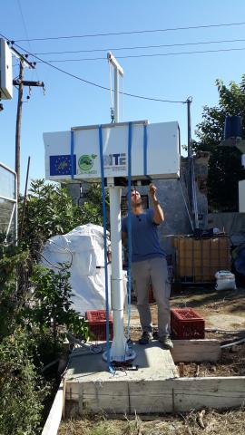 LIDAR installation LAMIA Central Greece