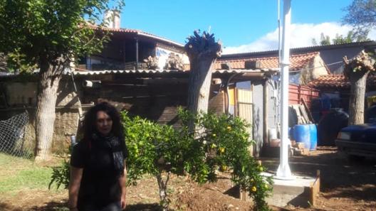 Dr Doula Maria, LIDAR device installation Skoura Lakonias