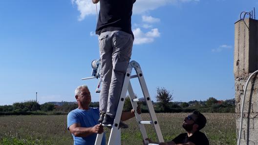 LIDAR installation, Pyrgos Peloponnese
